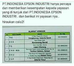 Pt global sarana sukses, jakarta, indonesia. Yayasan Dku Pt Epson Masnurul