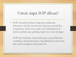 Standard Operating Procedures Ppt Download
