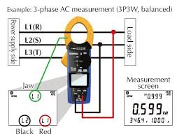 3 phase kwh meter wiring complete guide. Handheld Power Meter Cm3286 Hioki