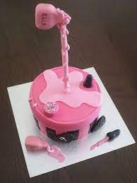 Nail Varnish Cake Art Birthday Cake Gravity Defying Cake Gravity Cake