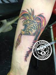 Hawaiian Tattoo Traditional Warrior Helmet Jason Doherty Jason Doherty Tattoo Tattoo Tattoos Western Tattoos Hawaiian Tattoo Hawaiian Tattoo Traditional