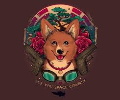 Cowboy Bebop Ein T Shirt Cowboy Bebop Dog Einstein Shirt Cowboy Bebop Anime Manga