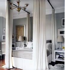 I love how, in this example from the hgtv dream home, the ceiling above the bed. Diy Canopy Bed Curtain Rods From Ceiling