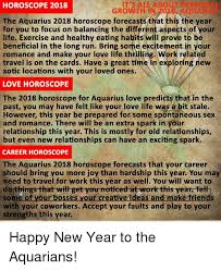Read today's free daily love horoscope for the aquarius zodiac sign on yourtango. It S All About Personal Growth In 2018 Aquarius Horoscope 2018 The Aquarius 2018 Horoscope Forecasts That This The Year Or You To Focus On Balancing The Different Aspects Of Your Life Exercise