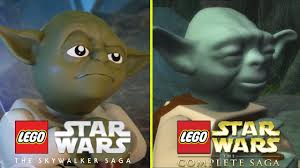 Wield a lightsaber, shoot lasers, and use the force to build something greater in this fun adventure game! Lego Star Wars The Skywalker Saga Vs The Complete Saga Early Graphics Comparison Youtube