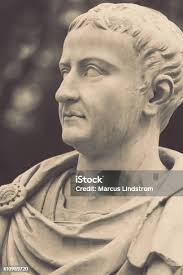 Roman Emperor Tiberius Stock Photo