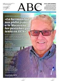 En la instantánea se Puede ver el momento en el que Gabriel roca García  corta la...