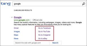 Strange Bug In Bing Deep Links Shows Facebook Craigslist As Part Of Google Alternatively, enter your query and then click on the images link above the search box. strange bug in bing deep links shows