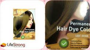 Glamworks Permanent Hair Dye Shampoo Light Brown Review Youtube
