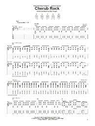 The Smashing Pumpkins Cherub Rock Music Notes Sheet Music Notes Sheet Music Music Notes