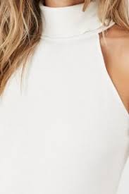 Forever 21 Women's Turtleneck Tank Top in Cream, XS | 48% Rayon, 28% Polyester, 20% Nylon, 4% Spandex | F21 - Product from Forever 21