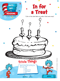 Seuss, cat in the hat, or just hats! Dr Seuss Printables And Activities Brightly