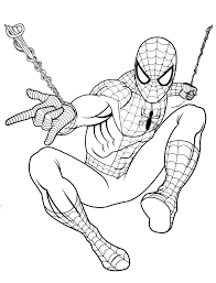 Drop a line towards the bottom, straight from the middle. Spiderman To Download For Free Spiderman Kids Coloring Pages