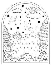 Weihnachtskrippe Weihnachtsmalvorlagen Sonntagsschule Basteln Malen Nach Zahlen