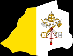 White stripe bears the papal miter with crossed keys of st. 10 Free Vatican City Flag Vatican City Illustrations