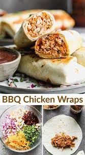Crispy Bbq Chicken Wraps Recipe Chicken Wrap Recipes Health Dinner Recipes Recipes