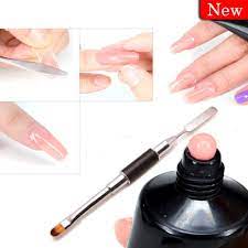 reddhong dualended uv gel nail builder brush manicure nail art pen for extension gel nails size 8 details can be found builder gel nails gel nails fast nail
