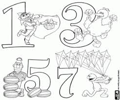 So, go ahead — multiply your whole family's fun quotient with the following 10 free number coloring pages. Sesame Street Numbers Coloring Pages Printable Games