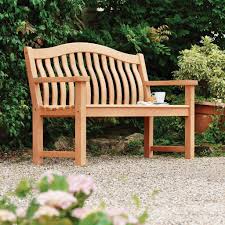 Alexander Rose Mahogany Turnberry Garden Bench Seat 5ft Mid Ulster Garden Centre Hortus Vitae Ltd