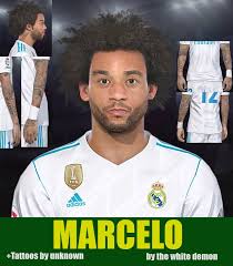 Gracias por suscribirse a mi canal, espero que sigamos creciendo para que no muera la old gen y la version de pes 2018. Pes 2018 Faces Tattoo Marcelo By Jarray The White Demon Soccerfandom Com Free Pes Patch And Fifa Updates