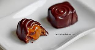 Recette Praline Au Chocolat Noir Fourree De Confiture De Lait En Pas A Pas Recette Recette Praline Confiture De Lait Recette Praline Maison