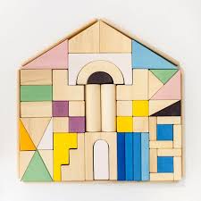 Great Set For Really Large Buildings It Combines Colored And Natural Elements We Made The Color Wooden Toys For Toddlers Building Blocks Space Themed Nursery