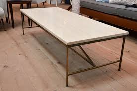 Paul mccobb for planner group mid century drop leaf dining table this table is 52.5 wide x 40 deep x 28.5 inches high all pieces of furniture can be had in what we call restored. Mid Century Paul Mccobb Travertine Coffee Table At 1stdibs