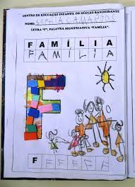 Uma lista completa de atividades dia da escola para trabalhar no dia 15 de março. Tema Familia Trabalhando A Letra F E A Escrita Da Palavra Projeto Familia Educacao Infantil Educacao Infantil Atividade Alfabeto Educacao Infantil