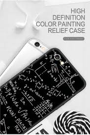 Math Mathematics Formula Figure Chart Equation Phone Cases Cover For Iphone 7 6 6s Plus For Iphone 7 Turn Heads And Case Phone Case Cover Custom Phone Cases