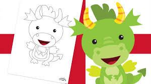 Find free colouring in printable pages at ichild including this st. St George S Day Cbeebies Bbc