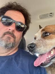 Road trippin' with the world's hairiest copilot! ✌🏻❤️🐕