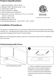 Lm55970 Led Utility Light User Manual Winplus