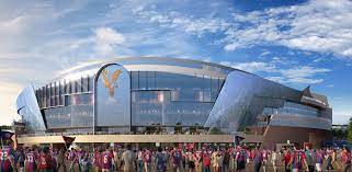 See all the row numbers at the venue. Crystal Palace Fc Virtual Reality Preconstruct Architectural Visualisation
