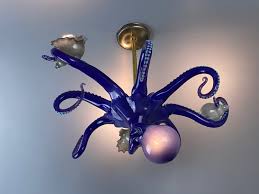Octopus Chandelier 2 Lindemann Glass
