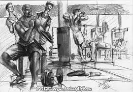 Fd Imgesel 92 Spor Salonu Composition Art Drawings T Art