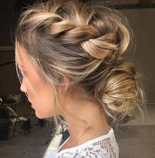 This braided updo hairstyle is quite simple to do. Pinterest Michmarchetti Braided Hairstyles Updo Braided Hairstyles Hair Styles
