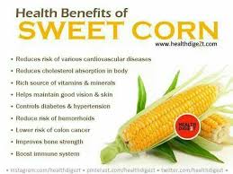 Diabetes Benefits Of Sweet Corn Fruit Benefits Health And Nutrition