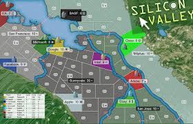 This is a map of all the tech companies and startups in silicon valley that i can find, updated regularly. Silicon Valley Map