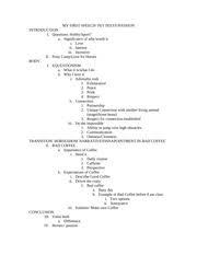 It does not matter what conclusions you arrived at or how perfect your experimentation was, if you put no effort into writing a good report then your study will not be taken seriously. Pet Peeve And Passion Keyword Outline Com 180 My First Speech Pet Peeve Passion Introduction I Questions Hobby Sport A Significance Of Why Worth Course Hero