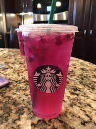 The mango dragonfruit starbucks refresher. My New Favorite Mango Dragonfruit It Is Delish Starbucks Copycat Starbucks Drinks Starbucks Drinks Recipes Secret Starbucks Drinks