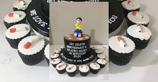 The cake is a buttery yet sweet cake. Charm S Cakes Death Anniversary Custom Cake