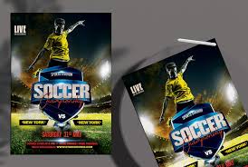 The #1 source for graphic assets. Soccer Championship Free Psd Flyer Template Studioflyers Com