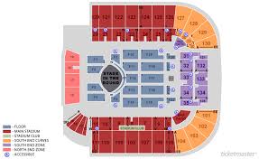 Taco Bell Arena Seating Map Map Encdarts