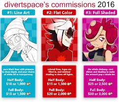 Fine arts major art commissions self promo website ideas drawing tips art world business ideas art reference art quotes. Commission Sheet 2016 Closed By Divertspace On Deviantart