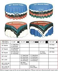 Our comprehensive linen sizing guides include charts and calculators for tablecloths, table overlays, chair covers, event draping, and faux flower wall panels. Classic Events And Parties