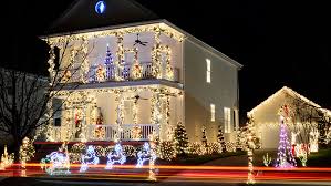 Large outdoor decorative holiday train set. Outdoor Christmas Decoration Ideas Lowe S Canada