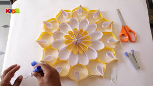 Maybe you would like to learn more about one of these? How To Make Wall Decoration With Paper Easy Diy Home Decor Ideas Paper Wall Decor Diy Paper Flowers Tutorial Paper Flowers Diy