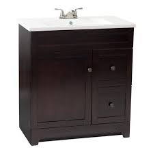 A beautiful vanity can be a total game changer for your bathroom. Foremost Highland Walnut Integral Bathroom Vanity With Cultured Marble Top 32 In X 18 In Bathroom Vanity Vanity Bathroom