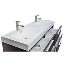 modern double sink vanity set