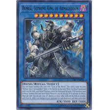 This card's name becomes demise, king of armageddon while in the hand or on the field. Demise Supreme King Of Armageddon Cyho En030 Rare Unlimited Edition Ebay